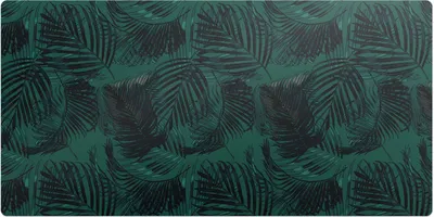 Produktbild von Muster Aus Palmblättern– Schreibtischunterlage – Schreibtisch Tischunterlage – 90x45 cm – Unterlage Groß Schreibtischmatte