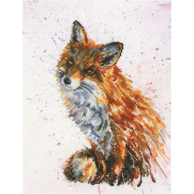 Obrázok produktu pre Súprava RTO na vyšívanie krížikom "Foxy" M70019, počítaný vzor s potlačou, 22x29 cm
