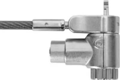 Produktbild von Targus DEFCON Ultimate - Sicherheitskabelschloss - Universal-Schlüsselkabelschloss mit anpassbarem Schlosskopf - Silber - 2 m (Packung mit 25) (ASP95MKGLX-25)
