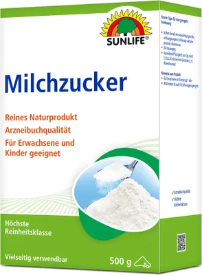 Produktbild von Sunlife Milchzucker 500g Pulver