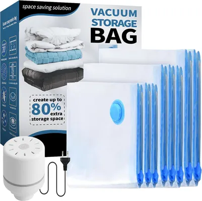 Immagine prodotto di Sacchetti sottovuoto - Set da 8 - 3 sacchetti di dimensioni 80 x 60 cm