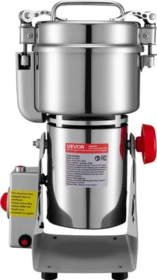 Produktbild von Electric Grain Mill Grinder, 800g Commercial Spice Grinders, High Speed 2100W Stainless Steel Pulverizer Powder Machine, for Dry Grains, Spices, Cereals, Coffee, Corn & Pepper, Swing Type