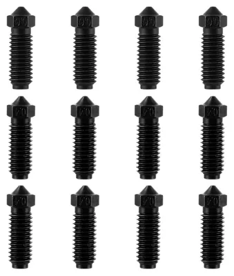 Image de Solidchoice - Ensemble de 12 buses en acier trempé pour imprimantes 3D