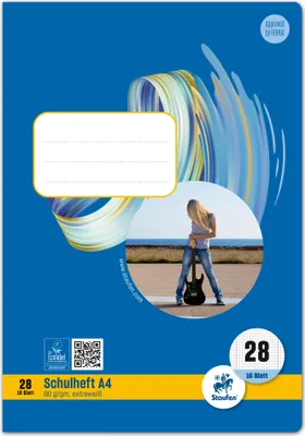 Produktbild von Staufen Schulheft A4 16Bl 80g Lin28 Style kariert mDR