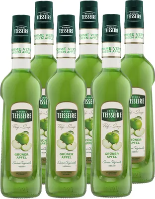 Zdjęcie produktu dla Syrop do napojów Mathieu Teisseire Zielone Jabłko 0,7 l (opakowanie 6 szt.)