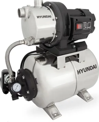 Produktbild von HYUNDAI Hauswasserwerk HWW12050-IN (1200W, INOX-Kessel, 5.000 l/h, Förderhöhe max. 50m, Ansaughöhe max. 8m)