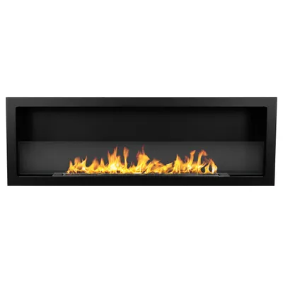 Produktbild von Einbau-Bioethanol-Kamin für die Wand Biokamin 120x40 S-LINE 3D 120cm