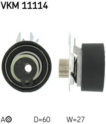 Produktbild von SKF VKM 11114 Spannrolle Zahnriemen für VW Polo Schrägheck (6N1) für SEAT Ibiza II (6K1)