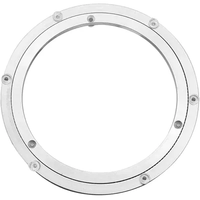 Produktbild von Kugelgelagerter Aluminium-Drehteller - 14 Zoll - Tragkraft bis 90 kg - Leise und rutschfest - Drehplatte für Möbel, Tisch und Ausstellung