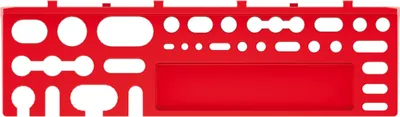 Obrázek produktu pro Sada držáků na nářadí BINEER SHELFS 384x111mm, červená, 2 ks