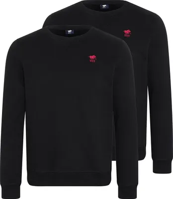 Produktbild von Polo Sylt 2er Pack Basic Sweatshirt Mit Label-Stickerei, Aus weichem Baumwollmix , Sportives Essential