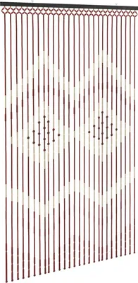 Produktbild von Perlenvorhang - Türvorhang - Bambusperlen - 90 x 175 cm - 27 Stränge - Raumteiler