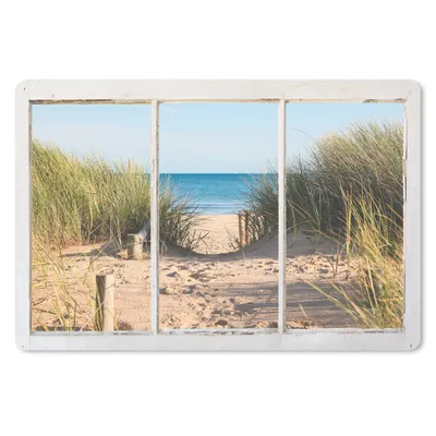 Produktbild von MuchoWow® Mauspad Mousepad Aussicht - Strand - Meer 27x18 cm - Mousepads - Maus Mat - Pad - Mausunterlage - Büroartikel - Desk Matten