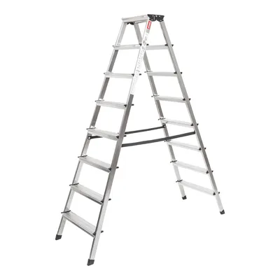Immagine prodotto di Scala a gradini STIER 2 x 8 gradini, argento