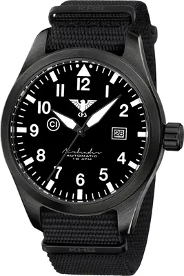 Produktbild von KHS AIRBSABLA.NB Herren-Automatikuhr Airleader Schwarz