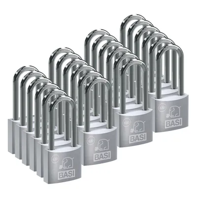 Produktbild von BASI - Vorhangschloss - VHS 630H - 30 mm - Gleichschließend - Bügelhöhe - 40 mm - 24er Set - 24x6302-3001-3003