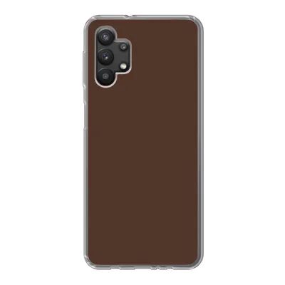 Produktbild von MuchoWow® Handyhülle Schutzhülle Hülle für Samsung Galaxy A32 5G Braun - Dunkel - Farben Silikon Softcase Handy Hülle - Softcase