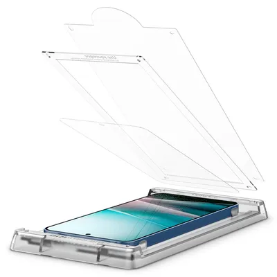Obrázek produktu pro Spigen EliteShield EZ Fit, Samsung, Galaxy S25, Odolné proti poškrábání, Průhledná, 1 kusů