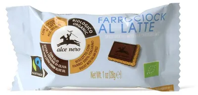 HERBATNIKI ORKISZOWE Z CZEKOLADĄ MLECZNĄ FAIR TRADE BIO 28 g - ALCE NERO