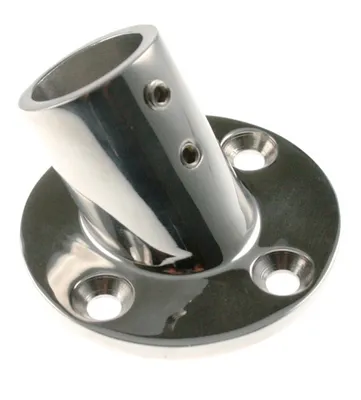 Produktbild von Relingsbeschlag Relingfuss Beschlag Edelstahl  60°  25mm