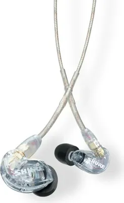 Image de Shure SE215 Pro, filaire, scène/studio, 22 - 17000 Hz, 30 g, casque, transparent