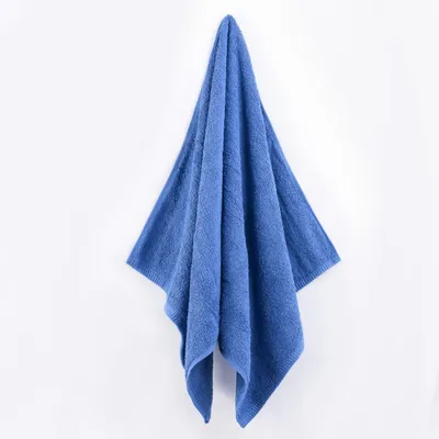 Produktbild von Frottee Handtuch 50x100 cm Blau – Baumwolle, saugstark, weich, Modell TANGO