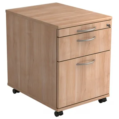Produktbild von SIGNA AC20 BM - Rollcontainer Nussbaum mit Hängeregistratur Bogengriff Metall
