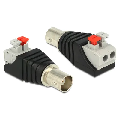 Produktbild von DeLOCK 65526, BNC, Schwarz, Silber