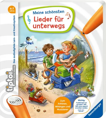 Produktbild von Ravensburger tiptoi® Buch Meine schoensten Lieder für unterwegs