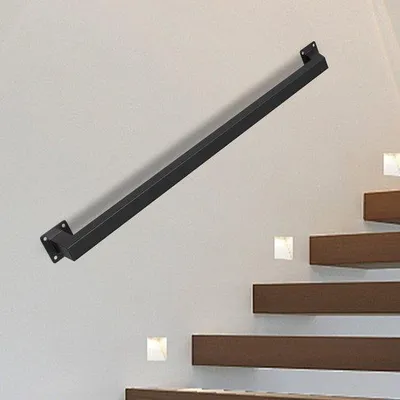 Obrázek produktu pro Nastavitelné nástěnné háčky, 80 cm, černé