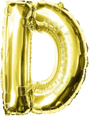 Produktbild von Oblique Unique Folien Luftballon Buchstabe D Geburtstag goldene Hochzeit Party Deko Ballon - gold