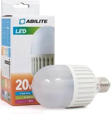 Obrázok produktu pre LED žiarovka Abilite Mango, teplá biela, pätica E27, 20W/230V, 1600 lúmenov, uhol svietenia 270°, model M70