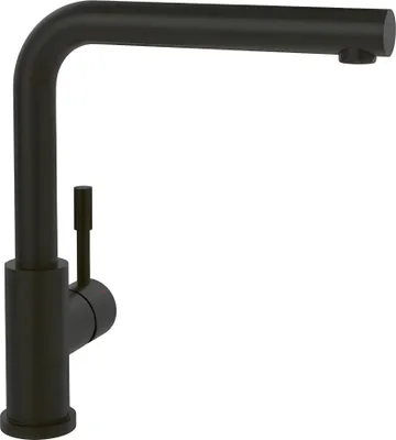 Produktbild von V&B Spültisch-Einhebelmischer Steel Expert Compact-Window 45x275mm, matt Black