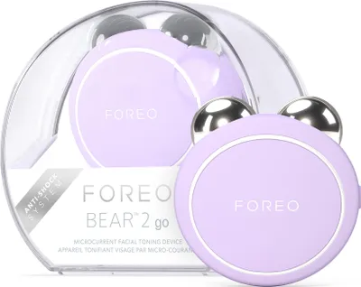 Produktbild von FOREO BEAR 2 go Reisefreundliches Mikrostrom-Gesichtsgerät – Kompaktes Pflege-Tool