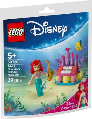 Immagine prodotto di LEGO Disney Princess Birthday Music Party con Ariel e bilancia, set di costruzioni, 5 anni, plastica, 39 pezzi, 30 g