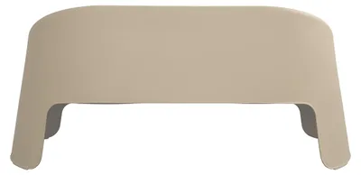 Image de Table basse de jardin en résine beige BARBARA