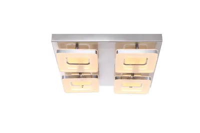 Produktbild von Globo Deckenleuchte Dl Nickel Matt, 4Xled 41109-4