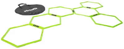 Produktbild von VirtuFit Hexagon Agility Grid Speedladder Set 6-teilig inkl. Tasche