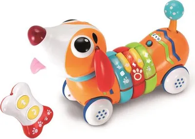 Obrázok produktu pre Detské centrum zvukových aktivít so psom Rainbow na diaľkové ovládanie