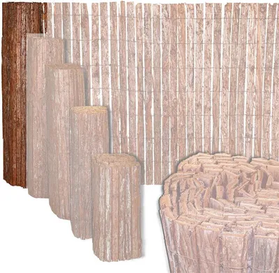 Produktbild von Sichtschutzmatte Rinde Sichtschutz 1,5x4 m Baumrindenmatte Rindenzaun