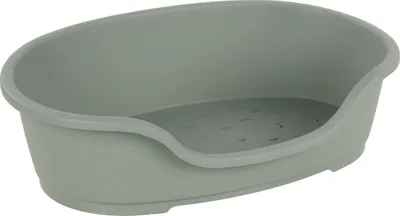 Produktbild von Flamingo Hundekorb Tuck oval grün, Maße: 81 x 51 x 24 cm