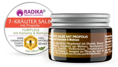 Produktbild von Bioherba 7-Kräutersalbe mit Propolis 30 ml