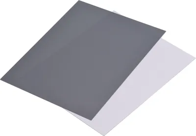 Produktbild von 25*20 CM Grosse Weissabgleich-Karte Weisse Karte + Graue Karte Set 18% Belichtung Fotografie-Karte fuer Digitalfotografie Filmfotografie Videoaufnahmen