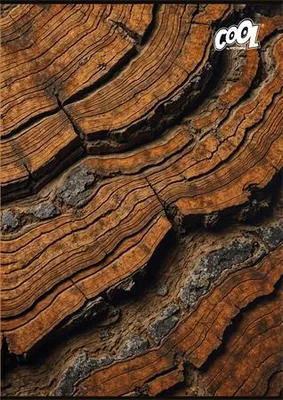 Obrázek produktu pro Sešit "Wood & Rock", mix motivů, A4, čtverečkovaný, 80 listů, COOL BY VICTORIA