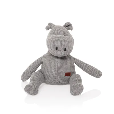 Produktbild von ZOPA Strickspielzeug Nilpferd Grau