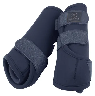 Produktbild von Eskadron Pferde Gamaschen Pro Dressage Hind atlantic blue Platinum 2024, Größe:Pony