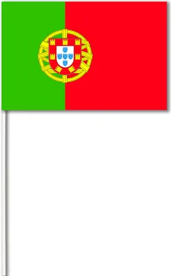 Image de Drapeau Portugal Fanartikel vert-rouge 14x21cm - taille unique