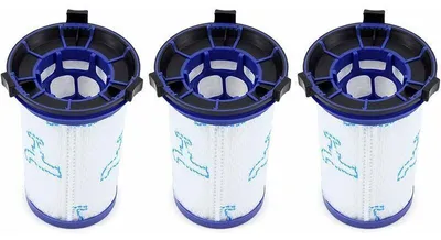 Produktbild von 3er-Pack Ersatzfilter für Rowenta Air Force 360 / X-Pert Essential 260 Akku-Staubsauger RH9037 RH9038 RH9039 RH9051 RH9057 RH9079 RH9081 RH9086 (Alternative zu ZR009001)
