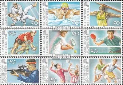 Produktbild von Briefmarken Liechtenstein 1999 Mi 1203-1211 (kompl.Ausg.) postfrisch Sportspiele