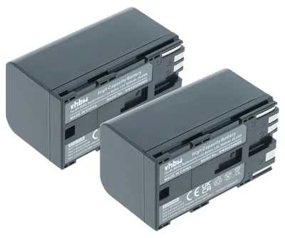 Produktbild von vhbw 2x Akku kompatibel mit Canon EOS C300 Videokamera Camcorder (3600 mAh, 7,4 V, Li-Ion)